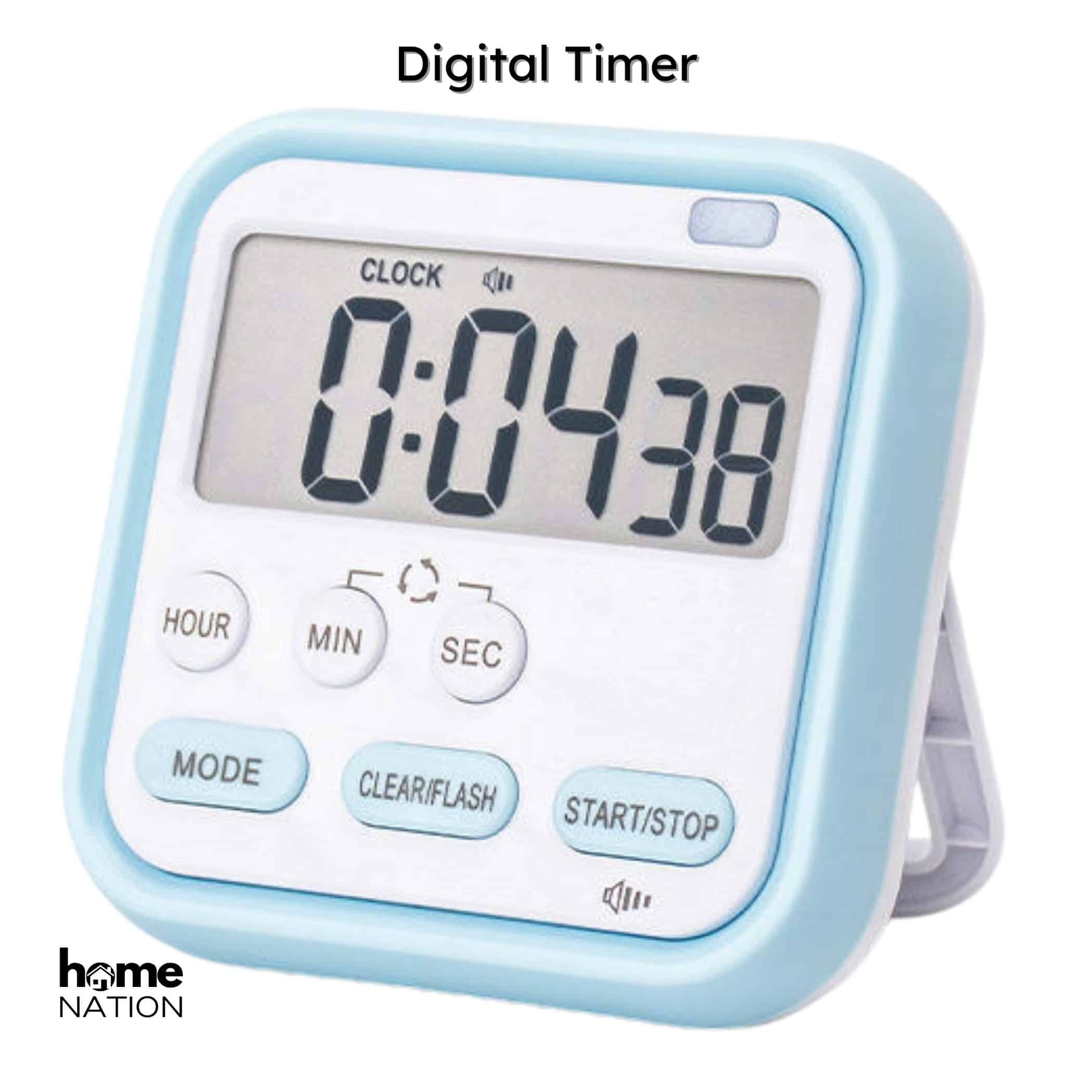 Digital Kitchen Timer - Kitchen Timer Digital Countdown - Stopwatch Timer (1) Digital Study and Kitchen Timer - Kitchen Timer Digital Countdown - Stopwatch Timer (1)